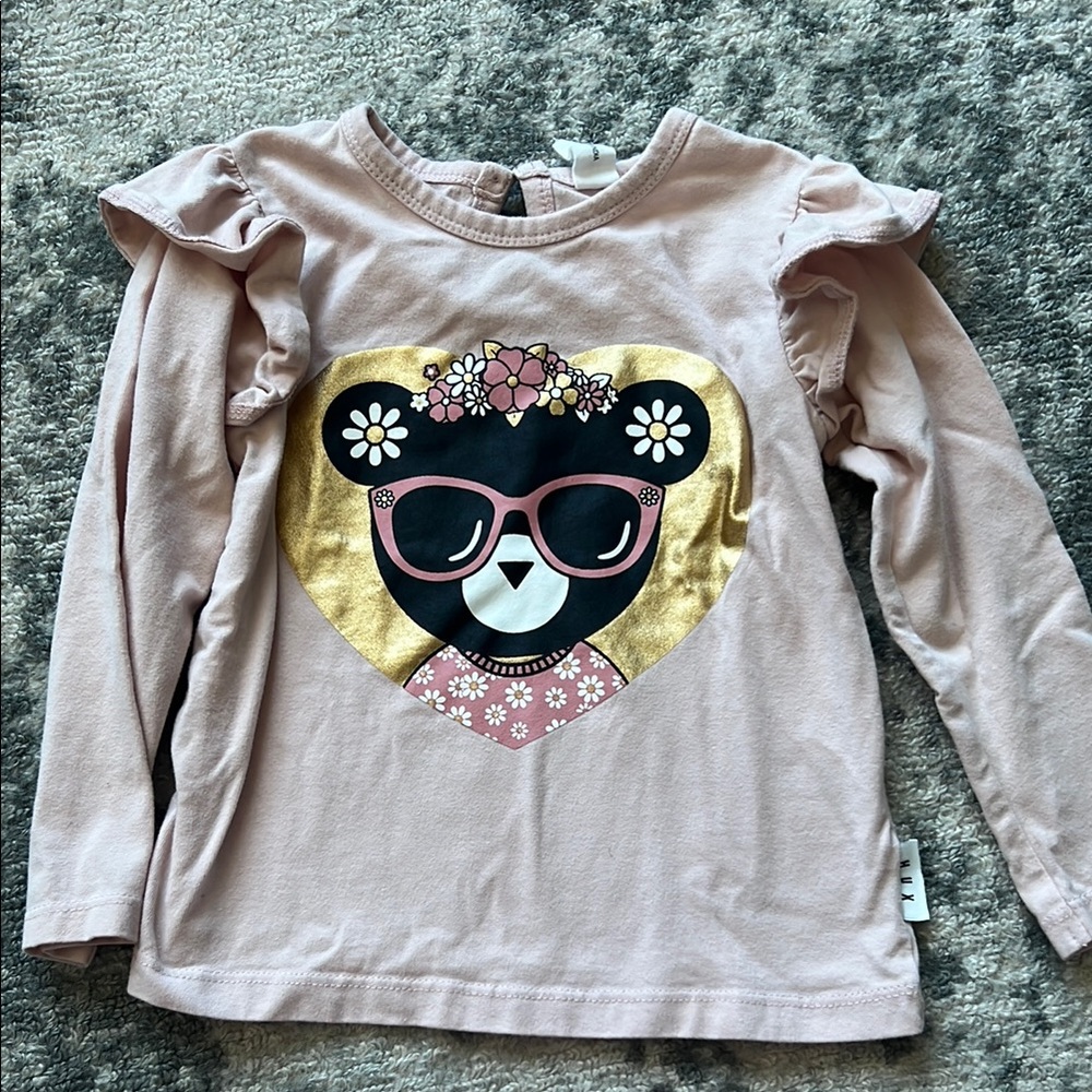 Huxbaby Graphic Long Sleeve Top
